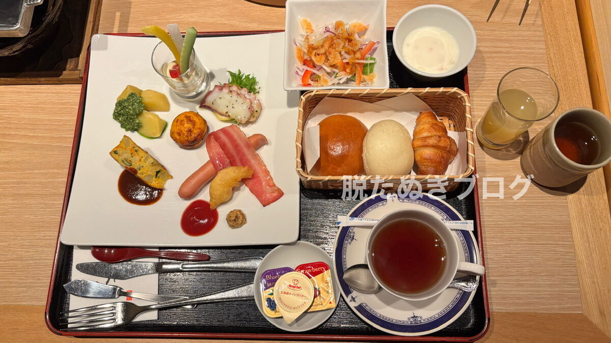 共立リゾート系列のホテル いにしえの宿 伊久の朝食で選ぶ洋食