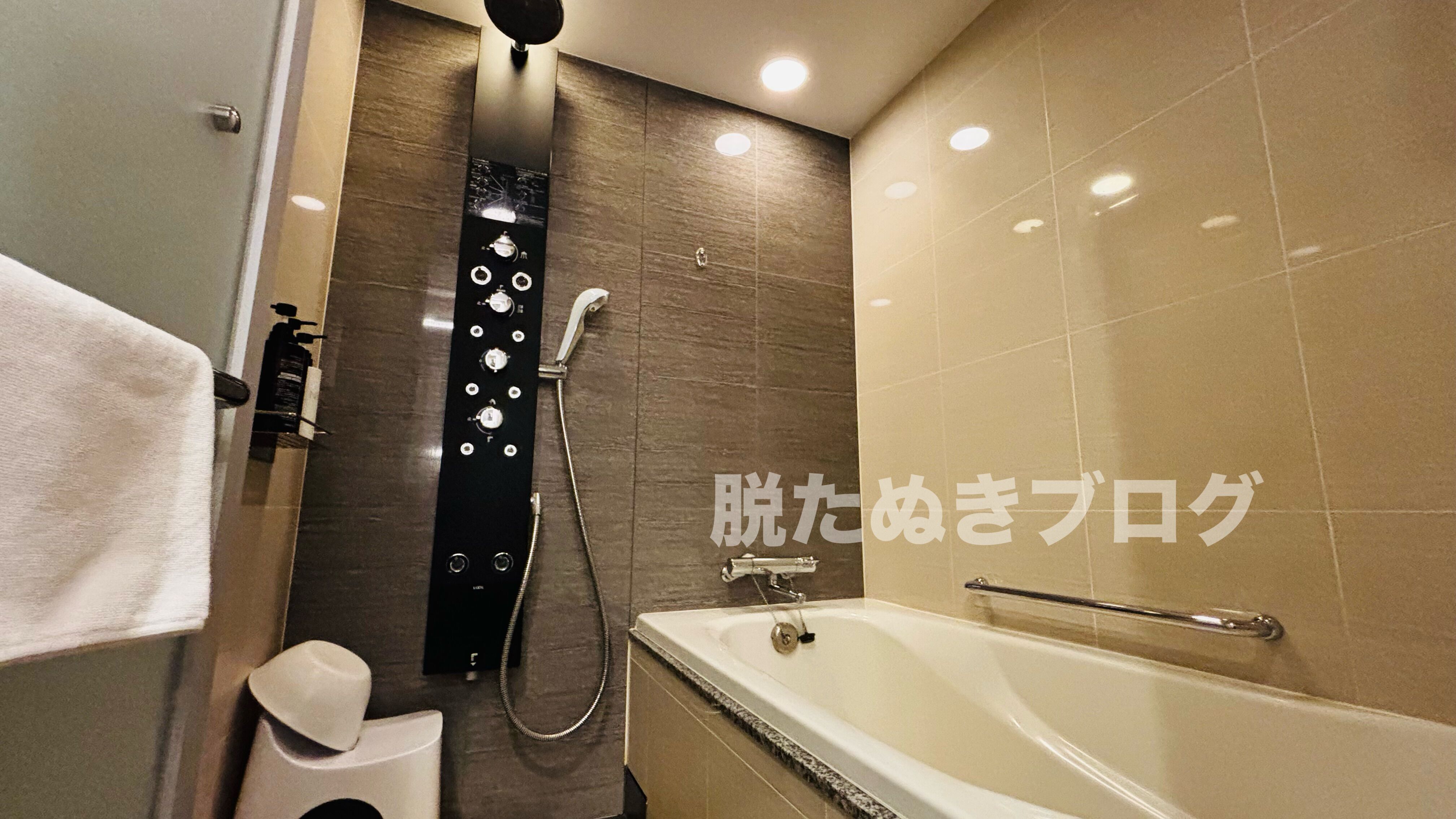 ホテル京阪チェーン ホテル京阪 京都グランデのスーペリアデラックスツインルーム 洗い場付き風呂