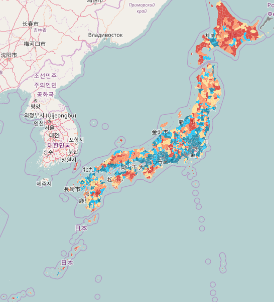 地方交付税は都市と地方の収入の再分配の役割を果たす