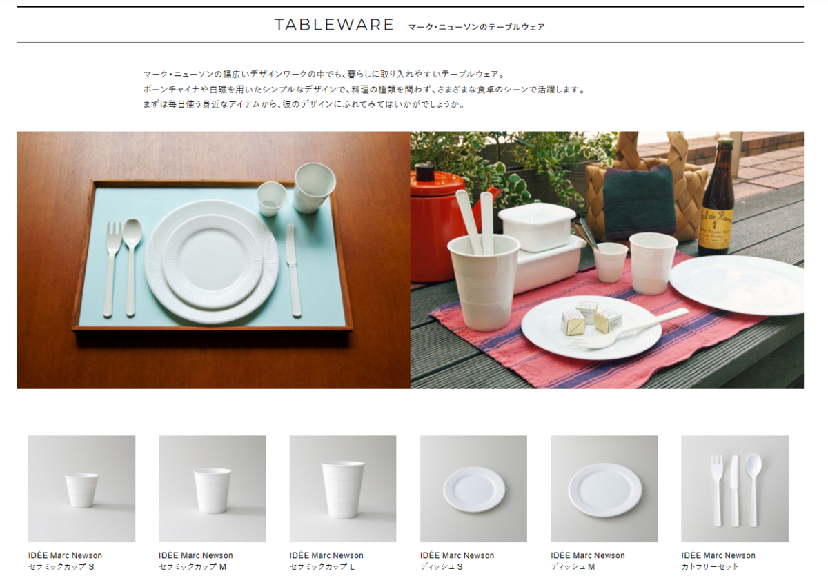 マークニューソンのカップ - ココボロだとか好きだとか