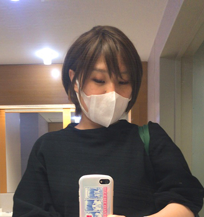 新しく買ったウィッグが結構馴染んできましたー♪