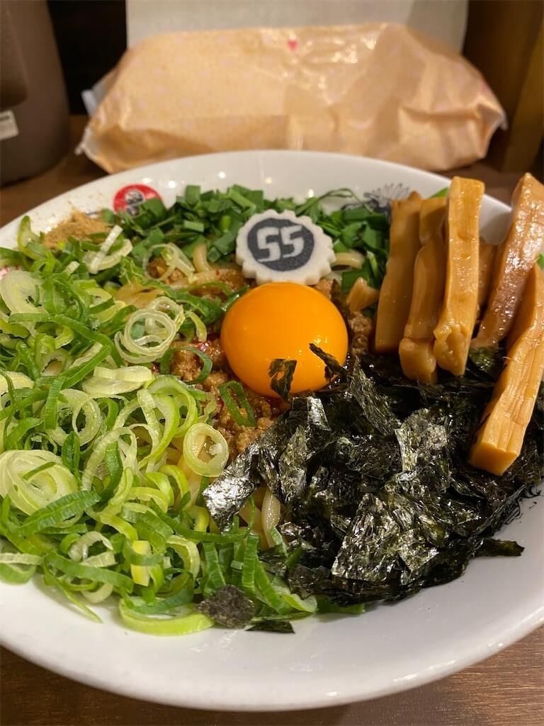三河ラーメン】 フジヤマ55 刈谷店 おすすめメニューの台湾まぜそばを
