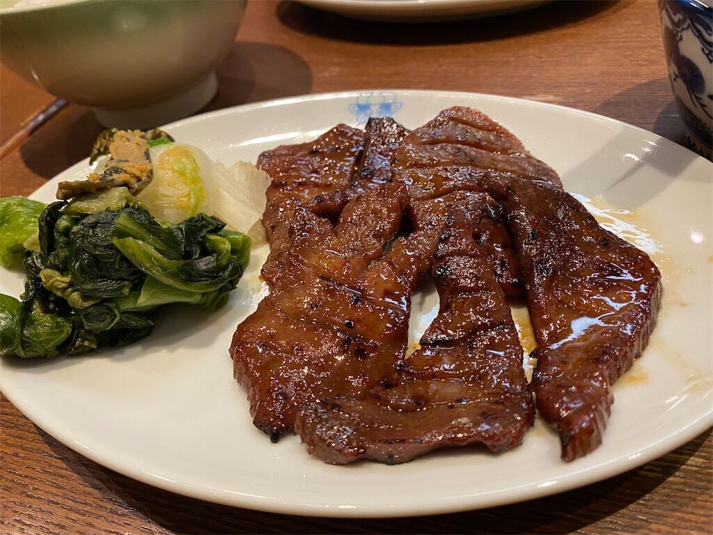 国分町】元祖みそ漬け牛たん 一福(いっぷく)みそ漬け牛たん焼定食を