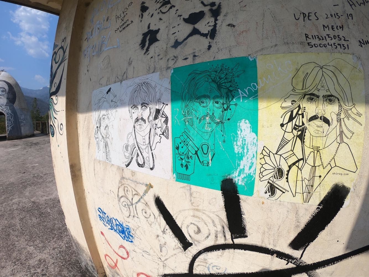 Beatles Ashram Street Art