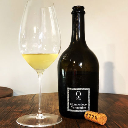 ヴェルメンティーノ,vermentino,Quartomoro di Sardegna, 瓶内熟成ワイン,クアルトモロ・ディ・サルデーニャ,Orriu, Un Anno Dopo