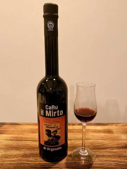 Taru Lab Wine Shop イタリアサルデーニャリキュール　Orgosolo Liquori　オルゴーゾロ　リクォーリ  CaRu Il Mirto  　カル　ミルト ミルトベリーリキュール
