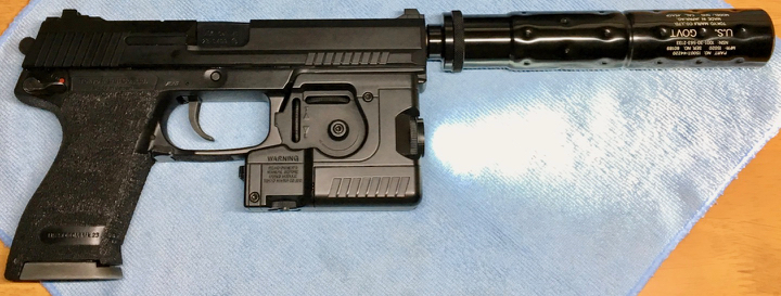 番外編 SOCOM Mk23 固定スライドガスガン (影縫ライト) - tascoTitanの