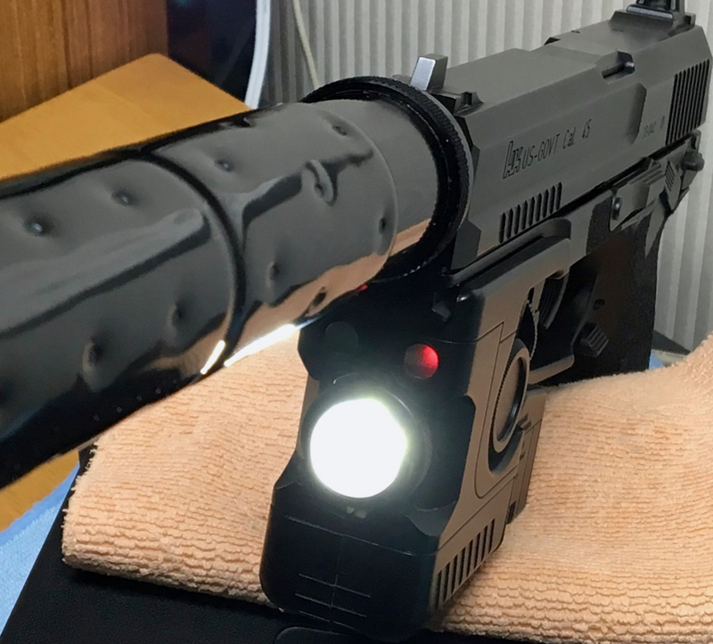 番外編 SOCOM Mk23 固定スライドガスガン (影縫ライト