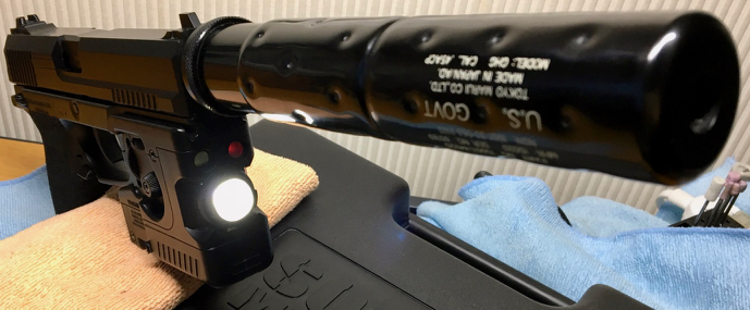 番外編 SOCOM Mk23 固定スライドガスガン (影縫ライト