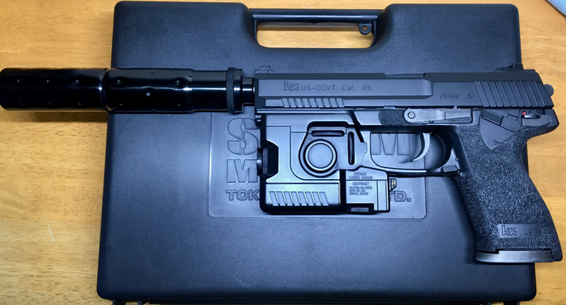 東京マル SOCOM Mk23 固定スライド サプレッサー/ライト カスタム 東京マル SOCOM Mk23 固定スライド サプレッサー/ライト