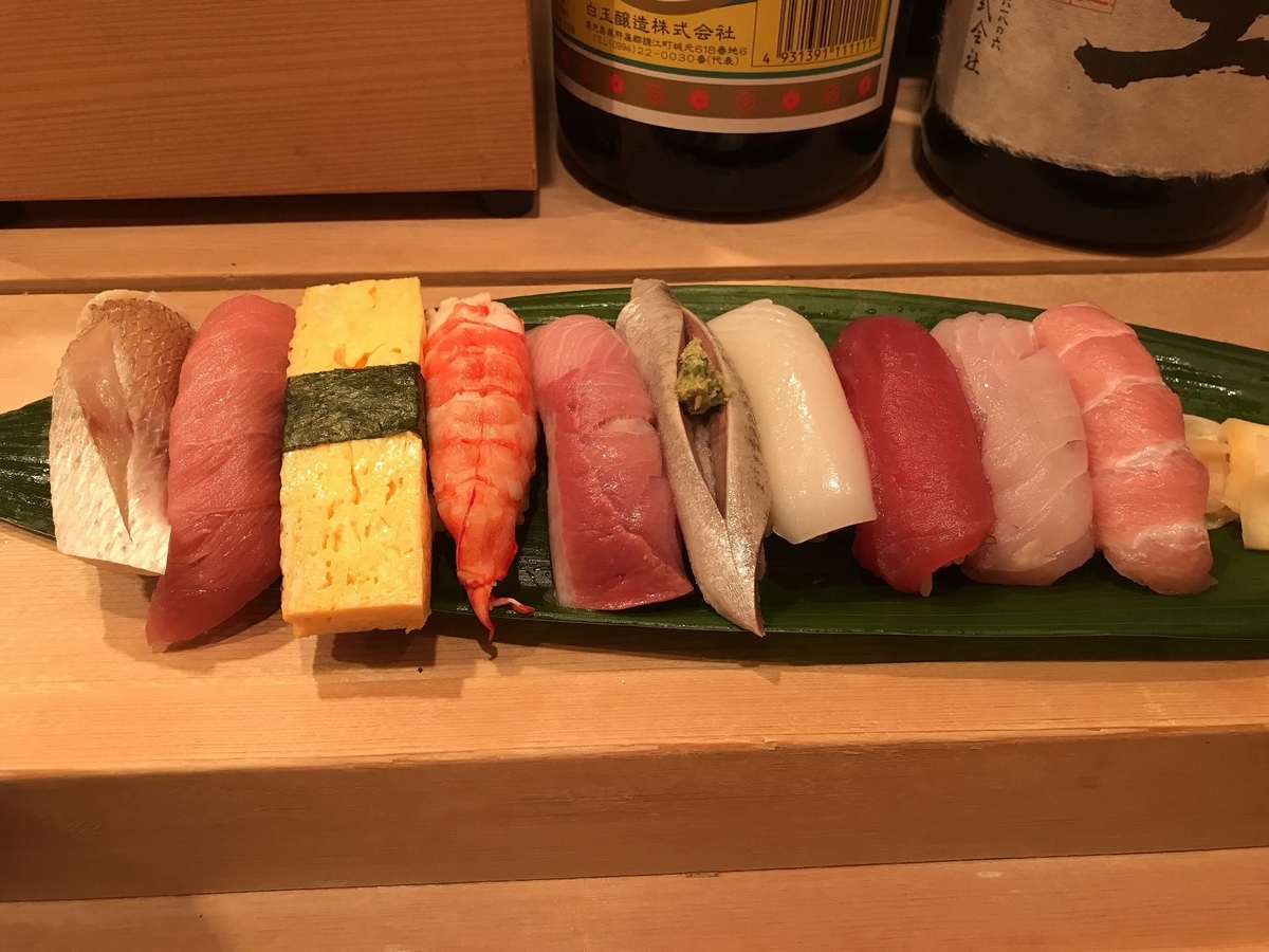 鮨一代 有吾 銀座 激安ランチの握りが美味すぎて失神しました むぎちゃんにグルメを添えて
