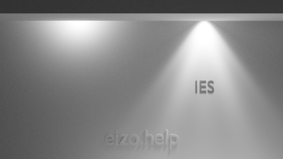 BlenderでIESを利用する方法