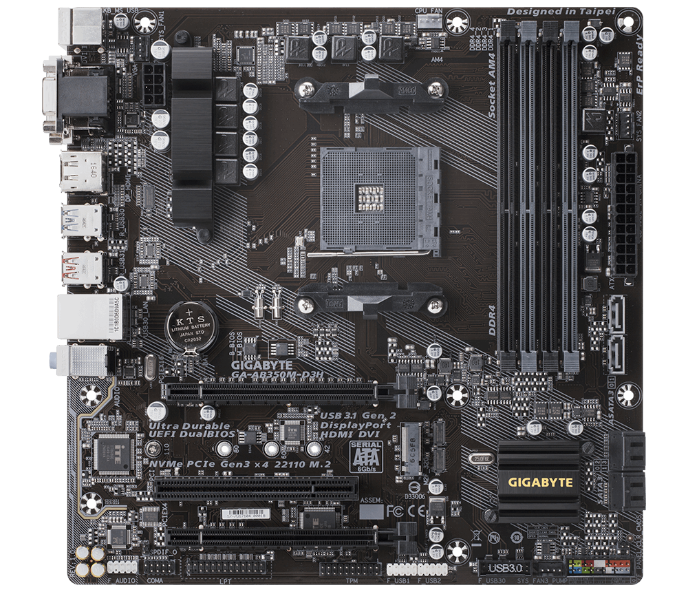 GIGABYTE GA-AB350M-D3H