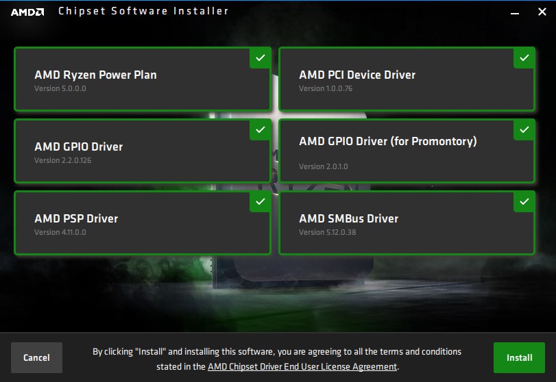 AMD Chipset Drivers 2.03.12.0657