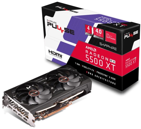 SAPPHIRE PULSE RADEON RX 5500 XT 4G