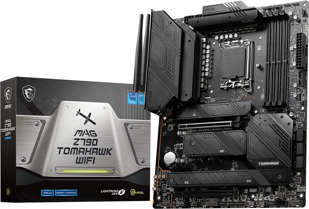 MSIマザーボード MAG Z790 TOMAHAWK WIFI DDR5 第14/13/12世代Intel CPU(LGA1700)対応 ATX 16+1+1 90A [Intel Z790 搭載] MB5935