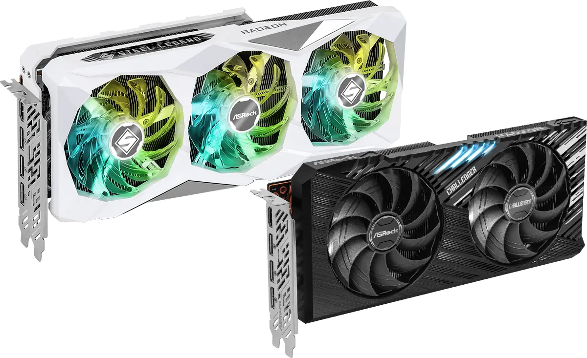 3連ファン AMD Radeon RX 6600 XT 8GB ASRock、「AMD Radeon RX