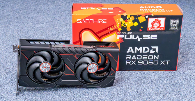 AMD Radeon RX 9060 XT搭載グラボ「Sapphire PULSE AMD Radeon
