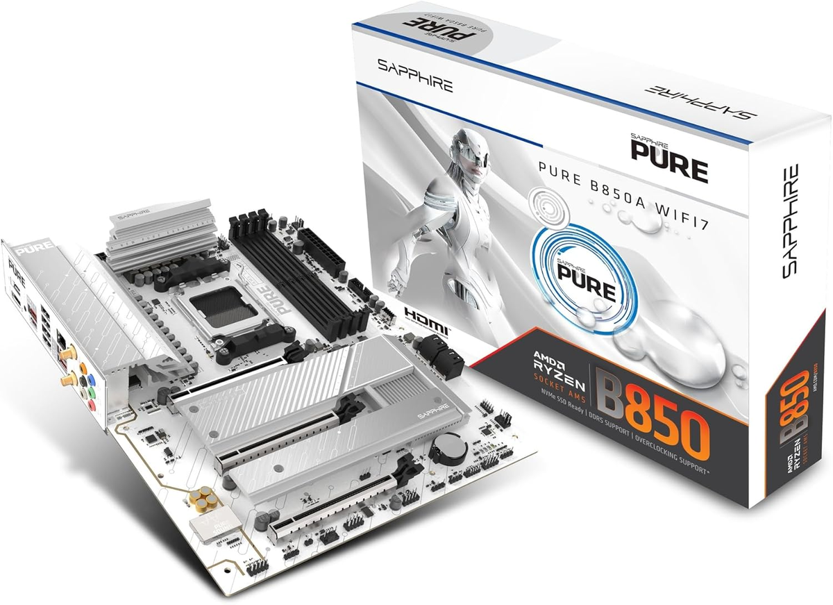 SAPPHIRE PURE B850A WIFI 7