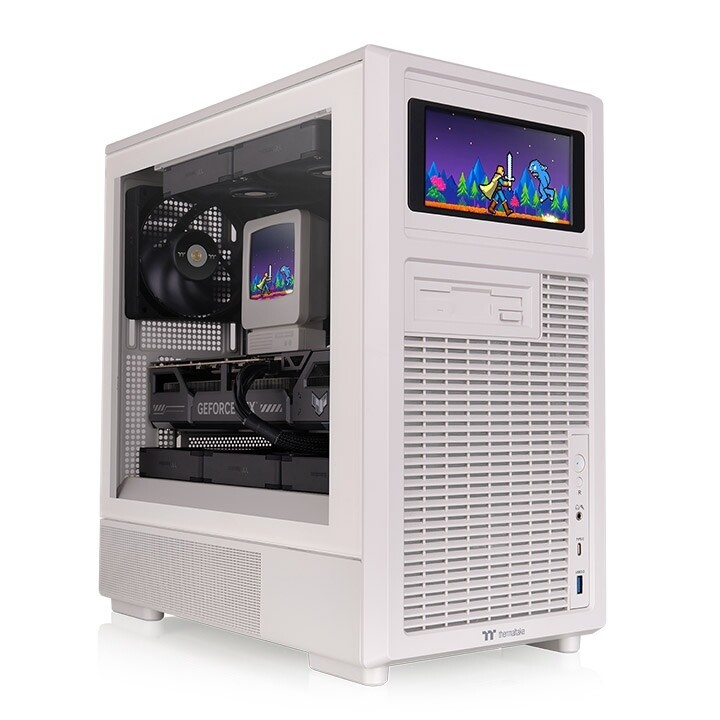 Thermaltake、クラシックPCの外観とモダン内部構造を組み合わせた