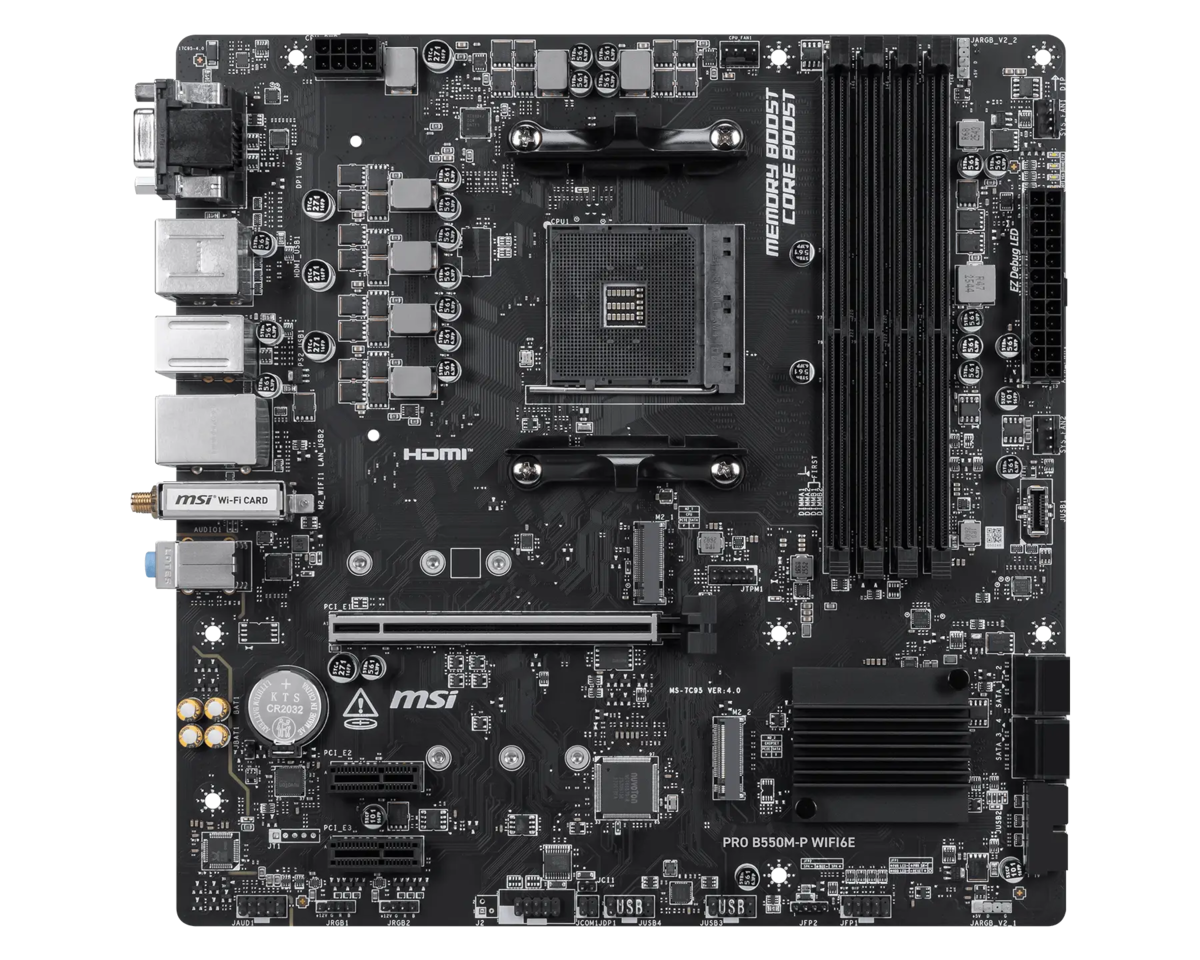 MSI PRO B550M-P WiFi6E