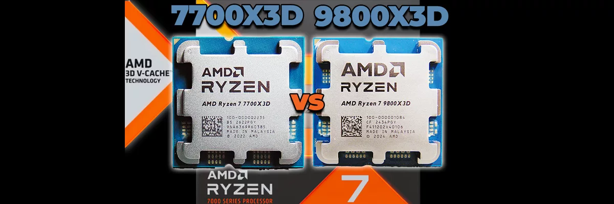 Ryzen 7 7700X3D vs Ryzen 7 9800X3Dを徹底比較｜Zen 4とZen 5のX3D