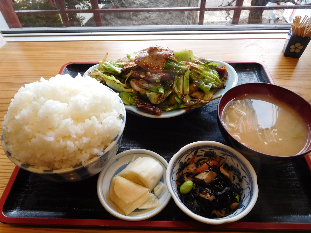 関英ドライブイン 回鍋肉定食 Spring Dream