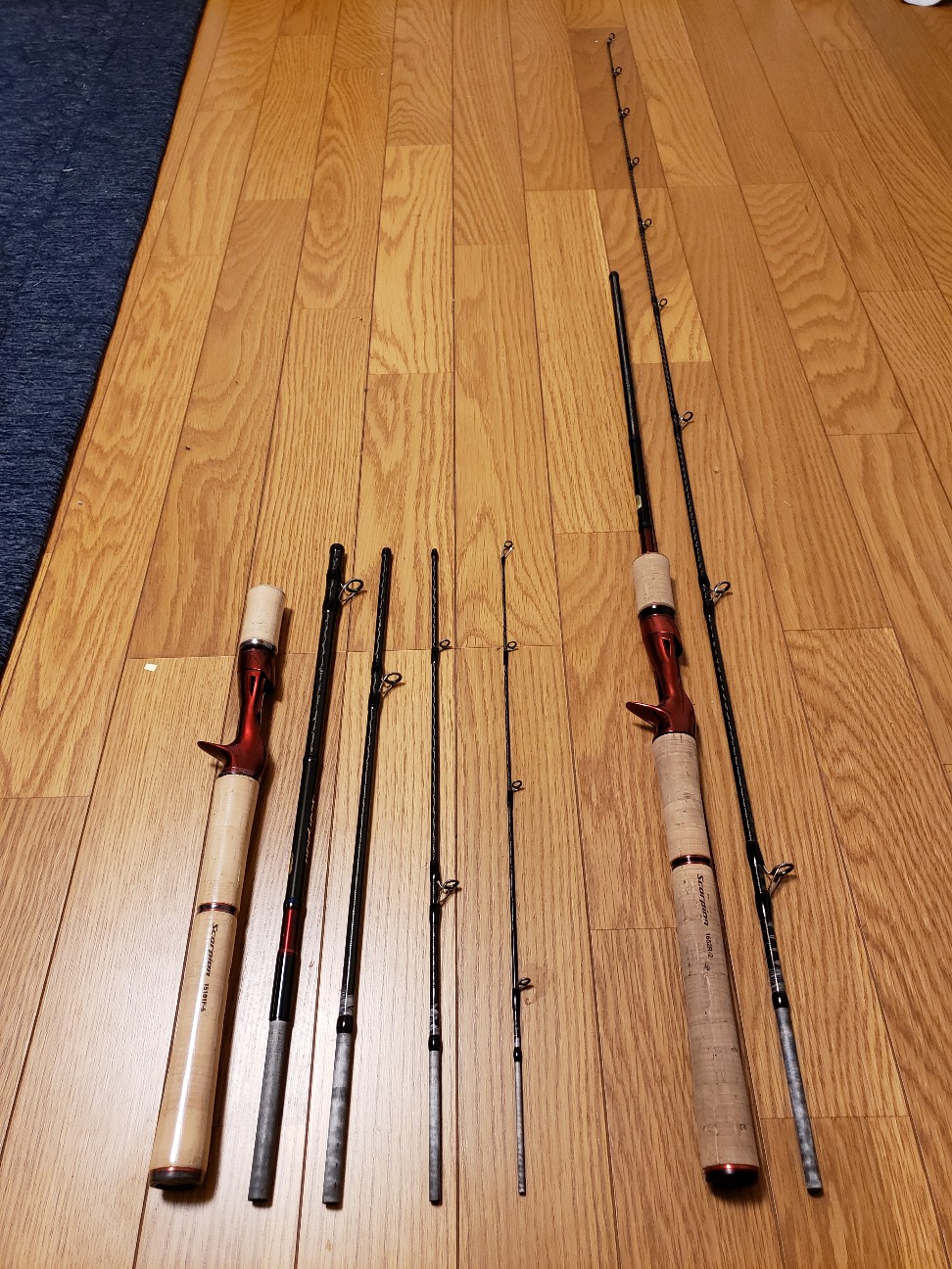 ショートロッド✖️パックロッド🟰スコーピオン15101F5 - タッツーの