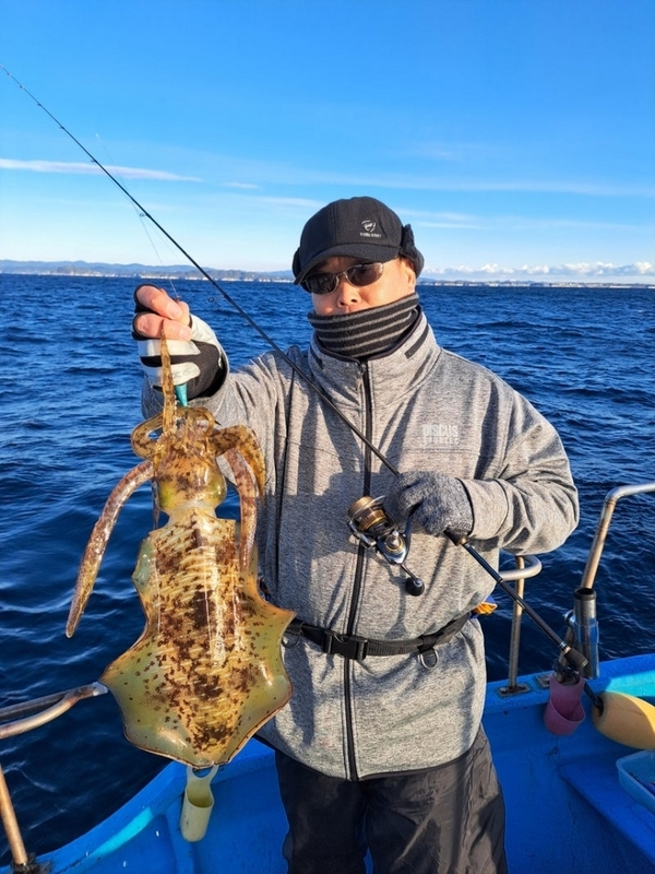 20231201のティップランの釣果_アオリイカ_キロアップなったか