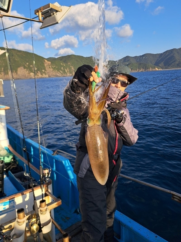 11/23（土）南伊勢の五ケ所湾のティップランの釣果情報_エギング_アオリイカ