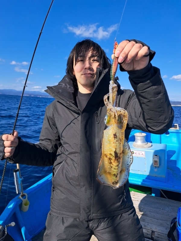 1/2（木）南伊勢の五ケ所湾のティップランの釣果情報_エギング_アオリイカ