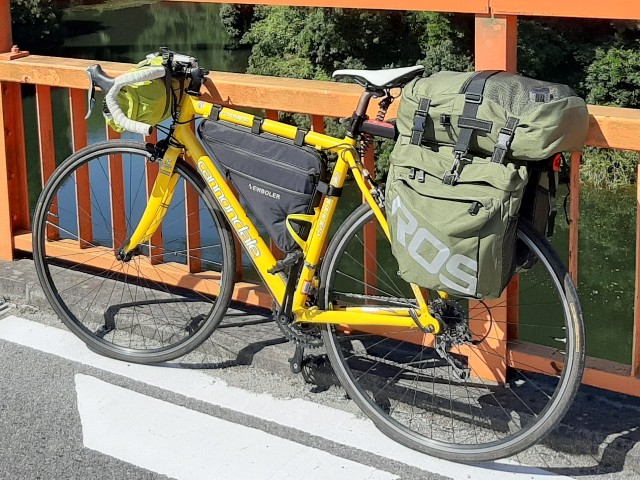 ROCKBROS パニアバッグ 2個セット／完全防水・自転車ツーリング イエロー ROCKBROS パニアバッグ 2個セット／完全防水・自転車ツーリング