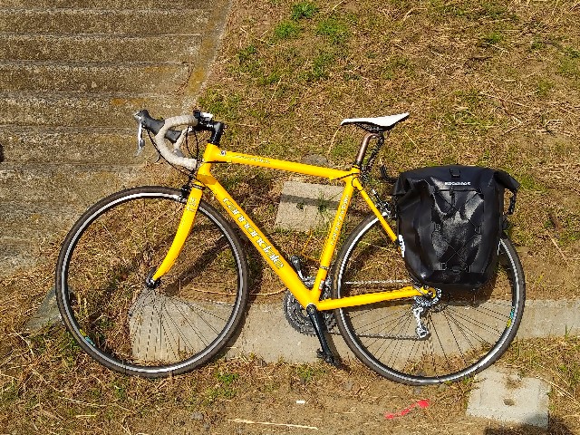 ROCKBROS パニアバッグ 2個セット／完全防水・自転車ツーリング イエロー ROCKBROS パニアバッグ 2個セット 自転車 サイド リア キャリア