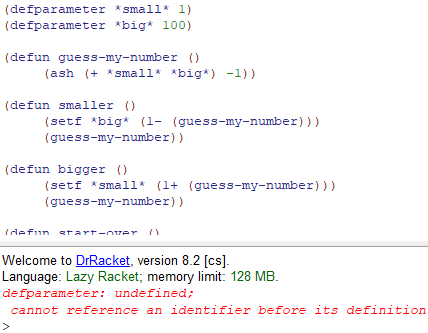 Lisp Vs Racket Racketで何か動くものが・・007 Land of Lispのコードを移植 - 滅するまでの記録