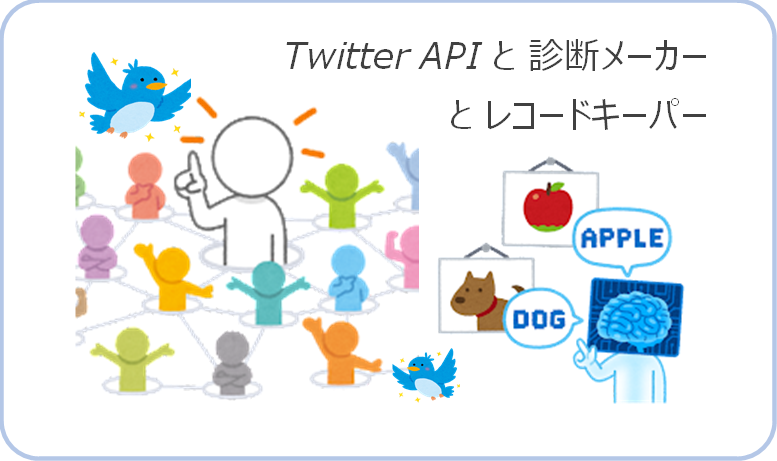 Twitter Api と 診断メーカー と レコードキーパー Tosumalog