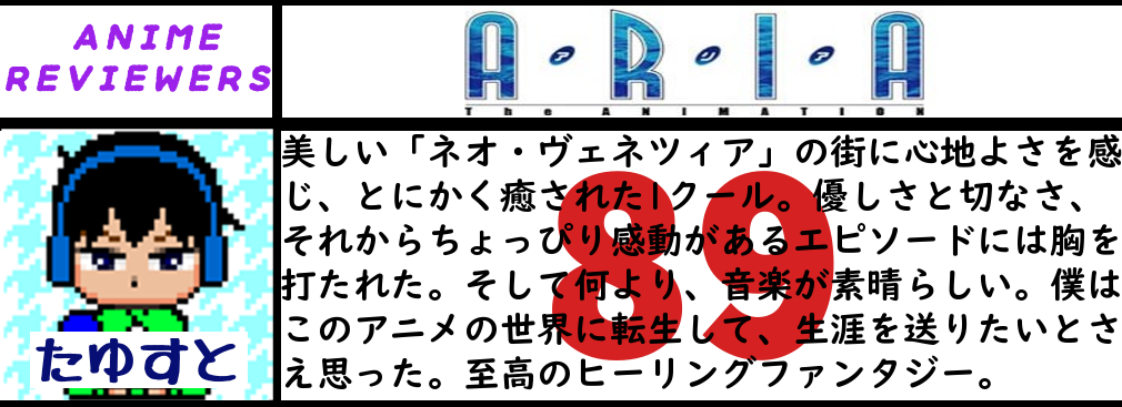 アニメ『ARIA The ANIMATION』評価