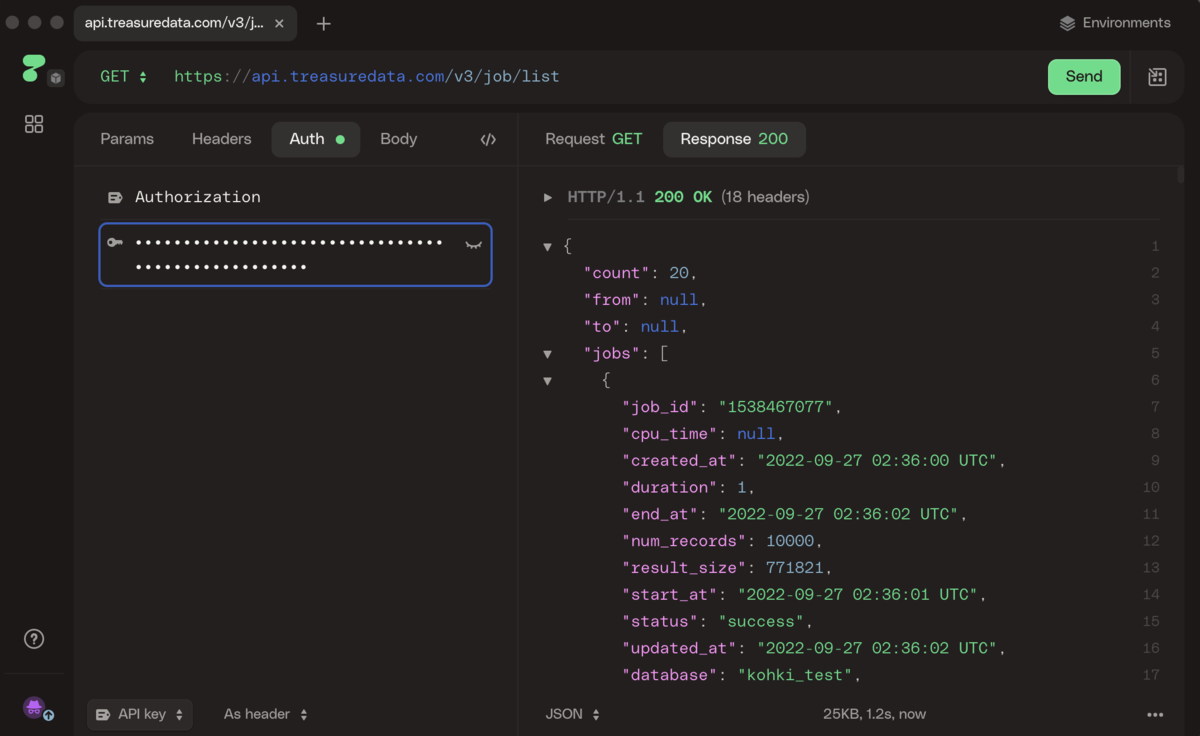 Windows環境でのREST API実行について - Treasure Data - Support Engineering Team blog