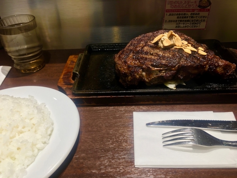 いきなりステーキ　焼き上がり