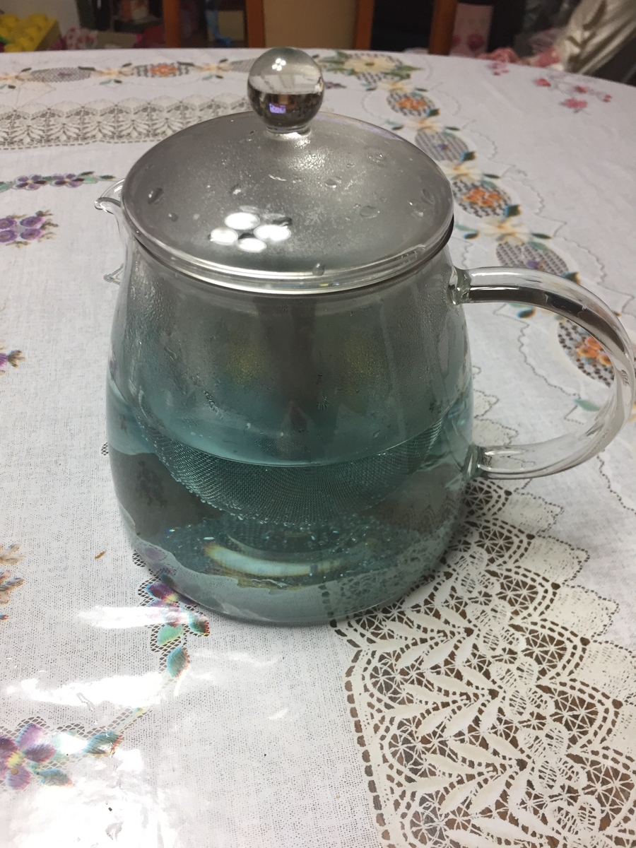 お家でつくる ハーブティ寒天とココナッツアイス 砂糖なし 古都 茶会記