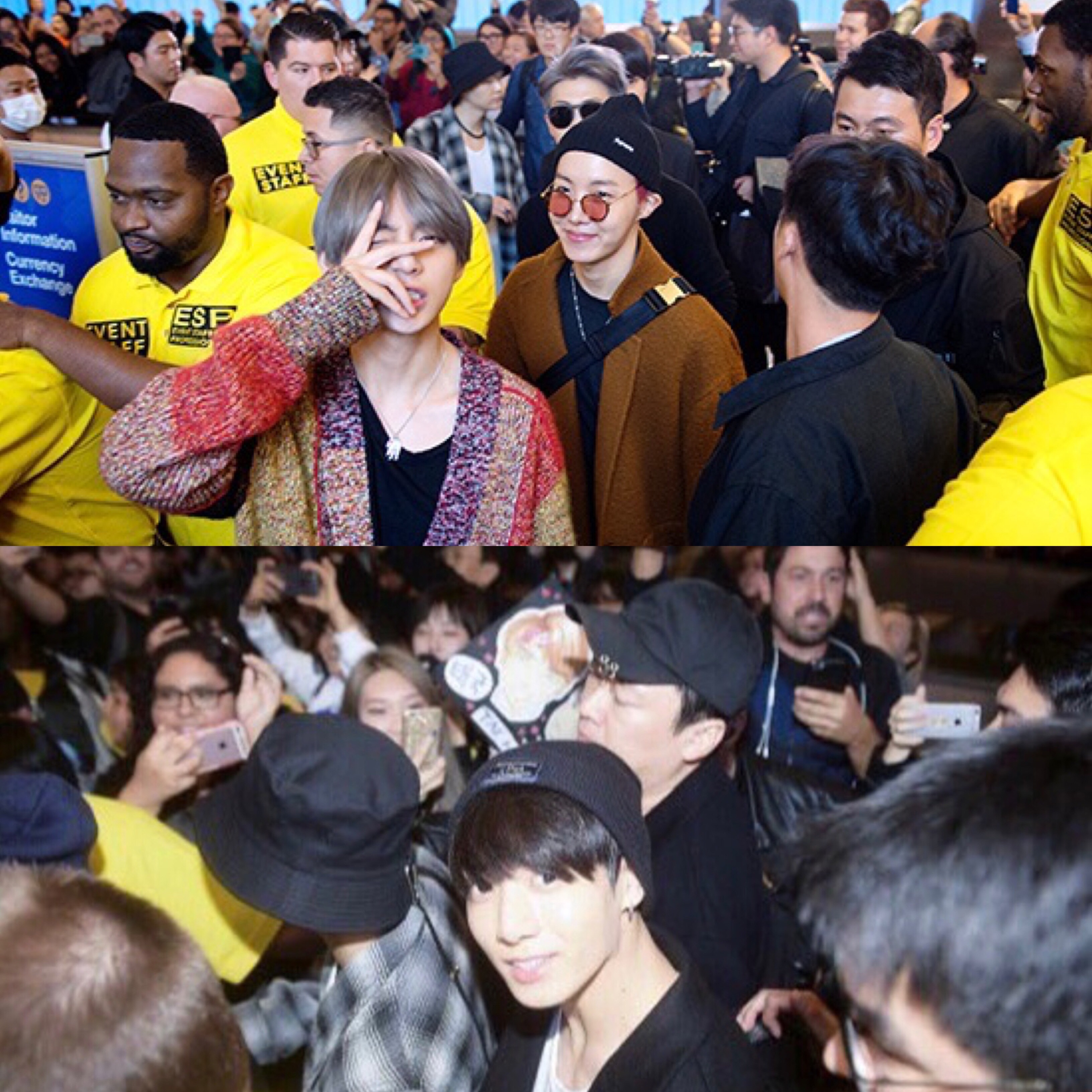 Bts ロサンゼルスに到着 ファン殺到で空港は大パニック 韓information Bts ロサンゼルスに到着 ファン殺到で空港は大パニック 韓information