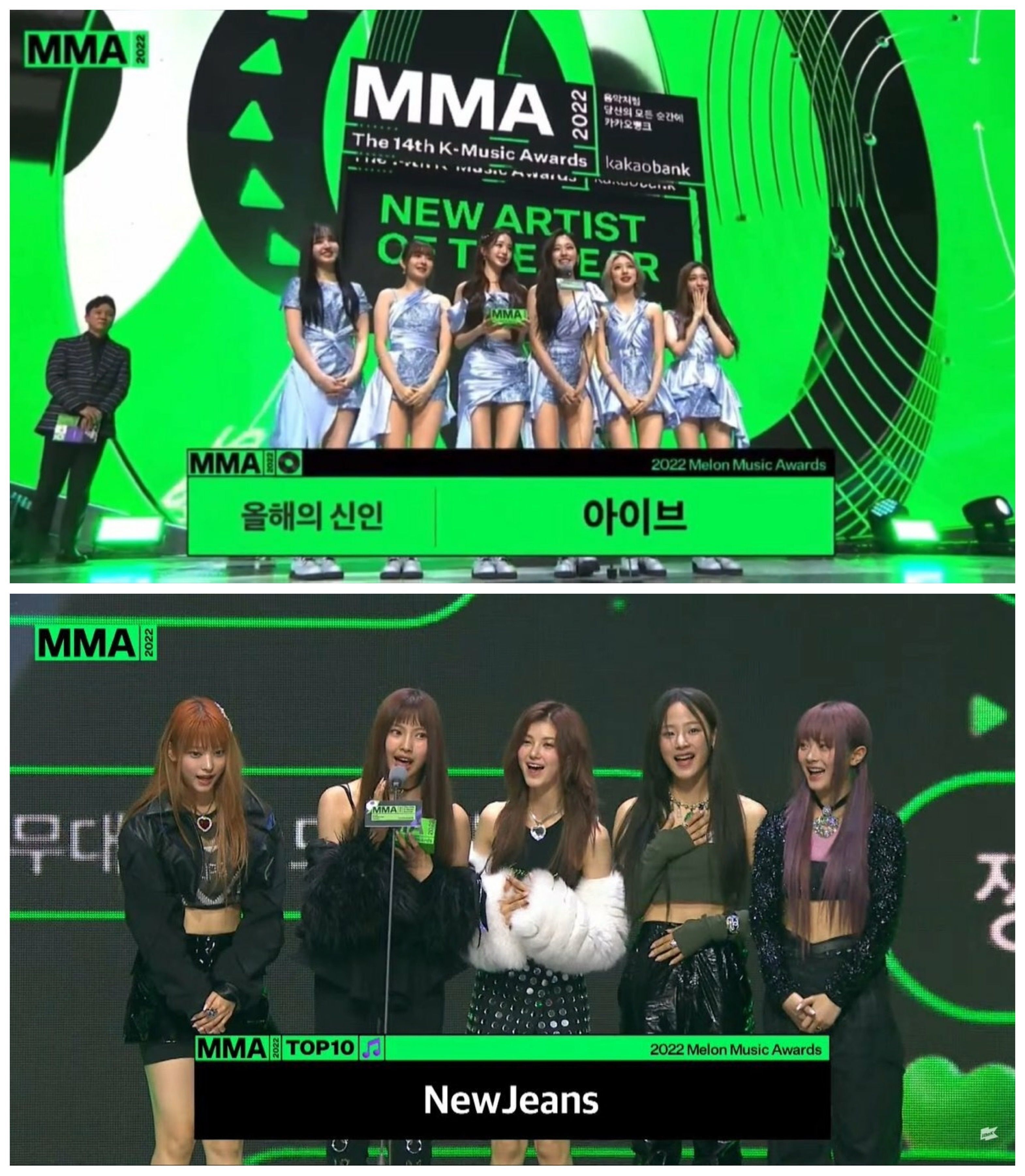 IVE＆NewJeans「MMA 2022」新人賞獲得…今年はガールズグループ2組が受賞！ - 韓information.