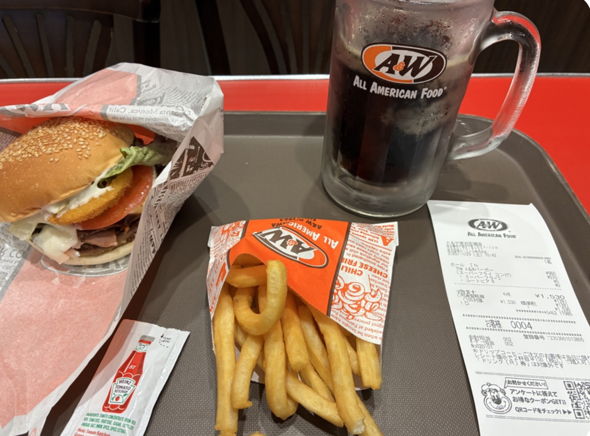 宮古空港AWバーガー