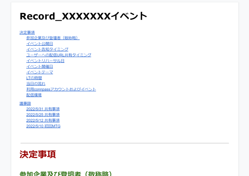まとまって共有したいときに使う
