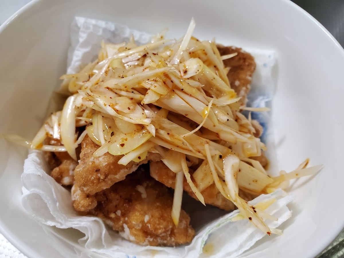 カジキマグロの竜田揚げ