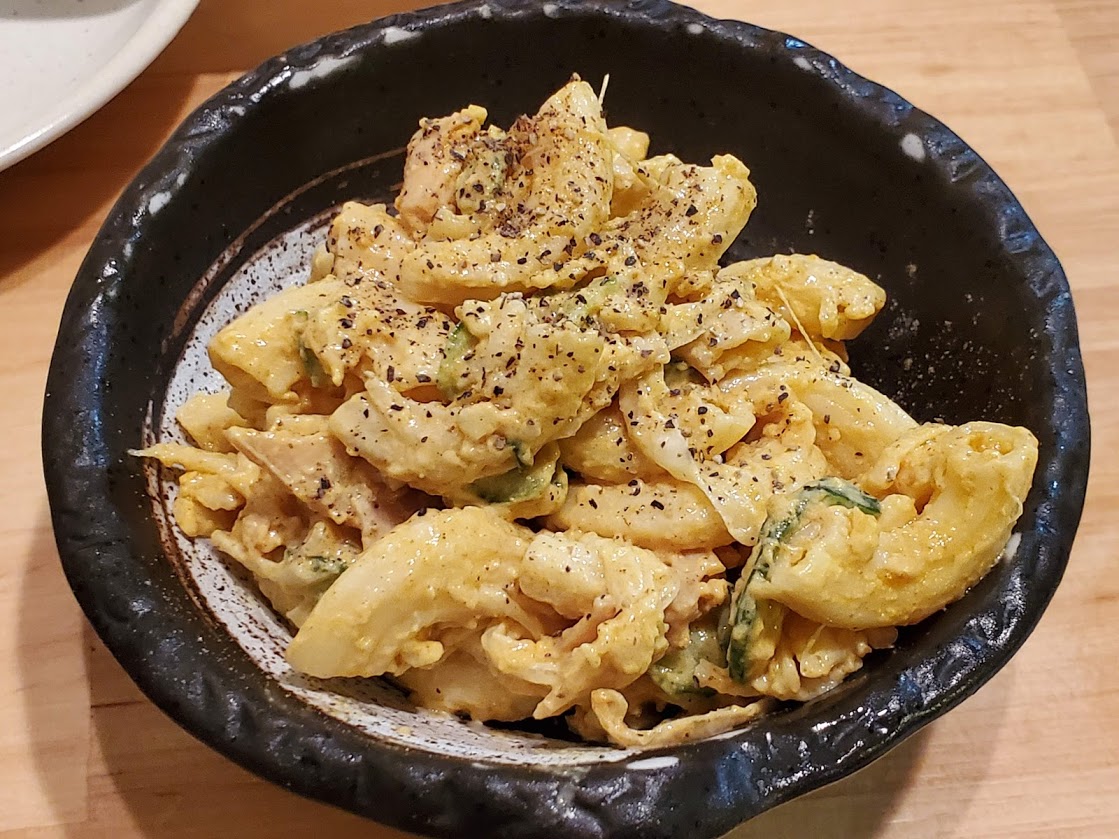 カレーマカロニサラダ