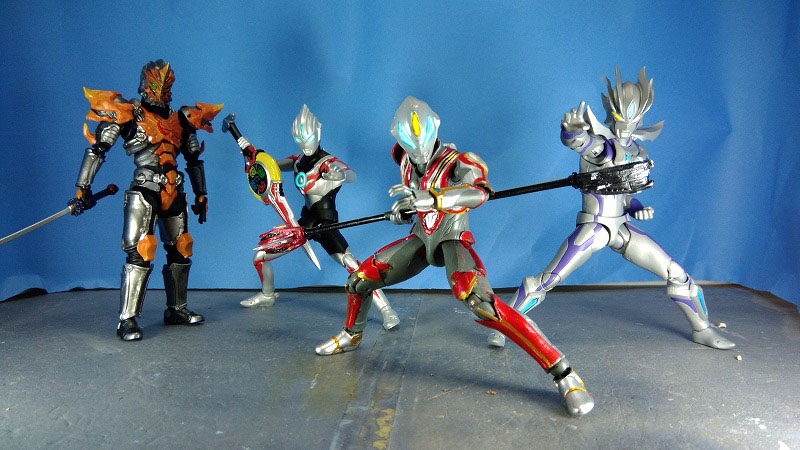 ウルトラアクションフィギュア改造 ウルトラマンジード ウルティメイトファイナル じゃがりこ堕天録