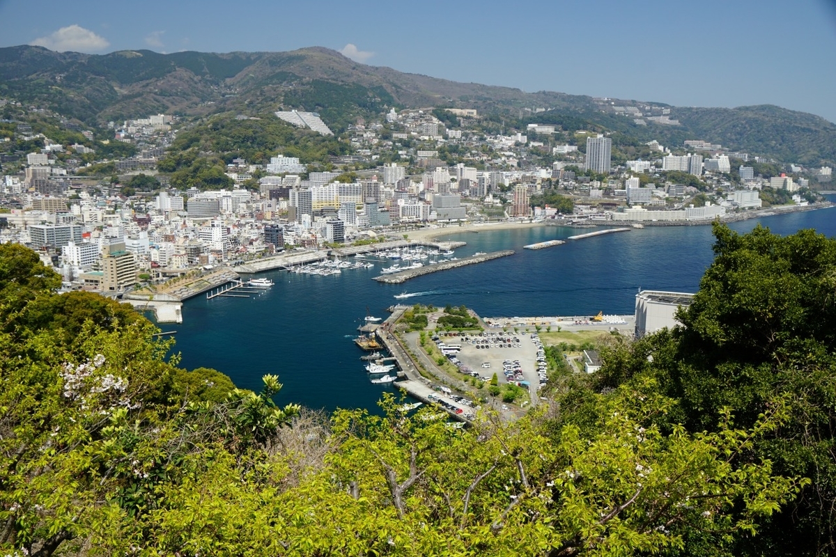 熱海城からの景色