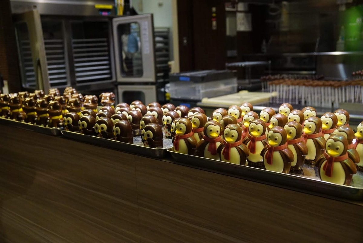 多数の動物チョコレート