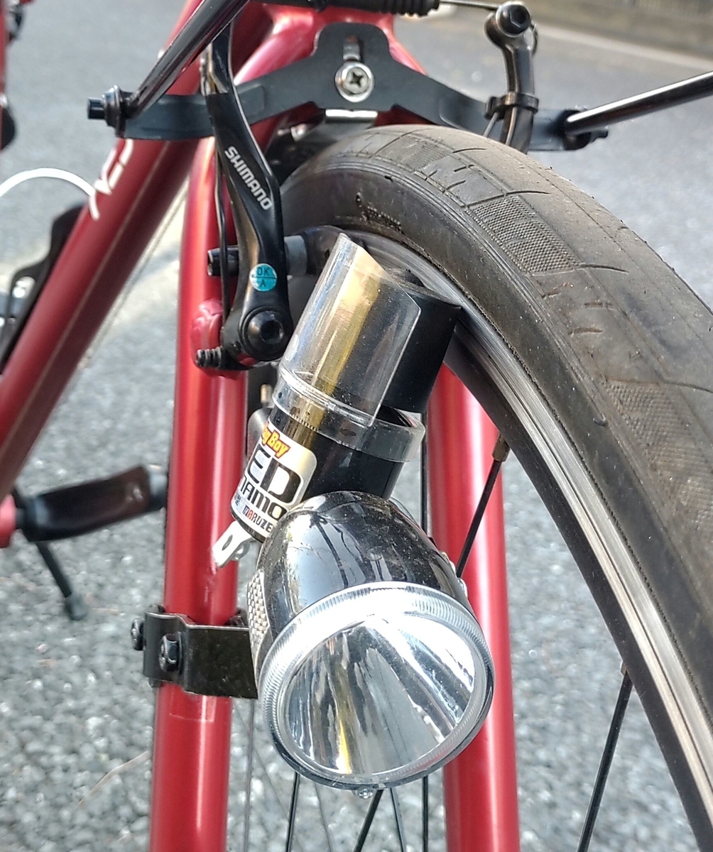 クロスバイクのママチャリ化 ダイナモライト取り付け 2 Temporary Userのブログ