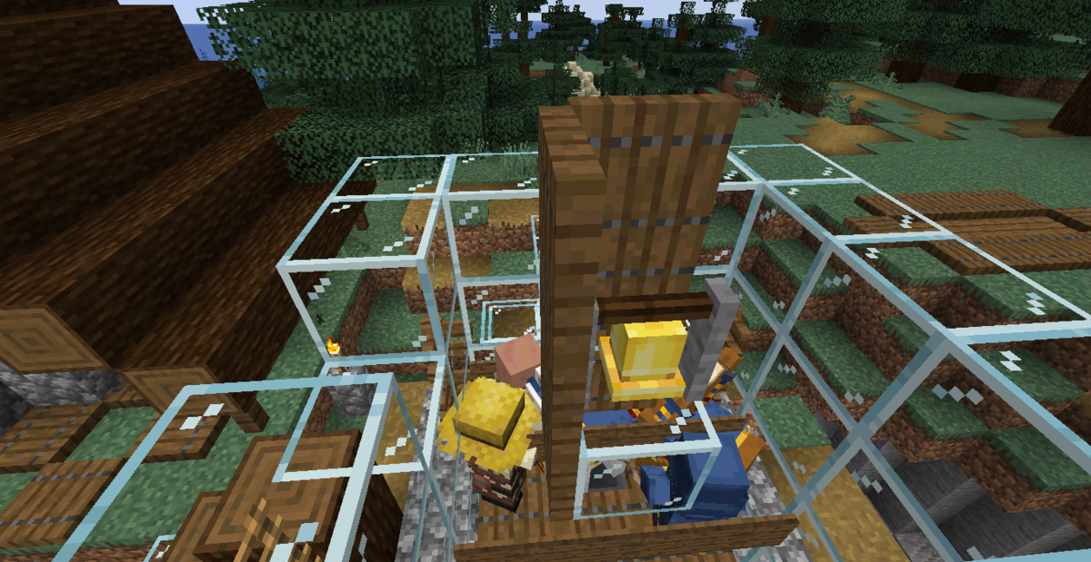 軍服ねこのマイクラ日記 2 悲報 村人全滅 マイクラｊａｖａ版1 16 軍服ねこの生活メモ